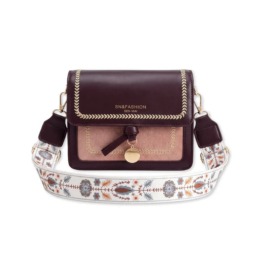 Cartera Amara Ref. 3806 Vino/Rosado