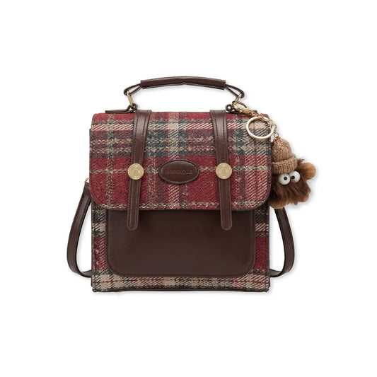 Morral Paloma Ref. 3841 Café/Rojo