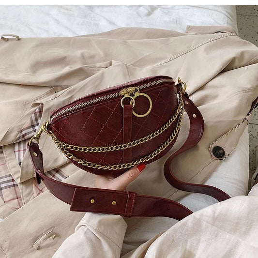 Riñonera Giselle REF: 3860 Vinotinto