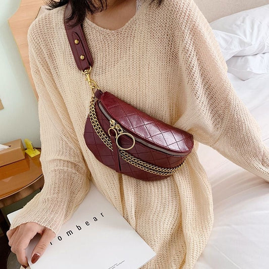 Riñonera Giselle REF: 3860 Vinotinto