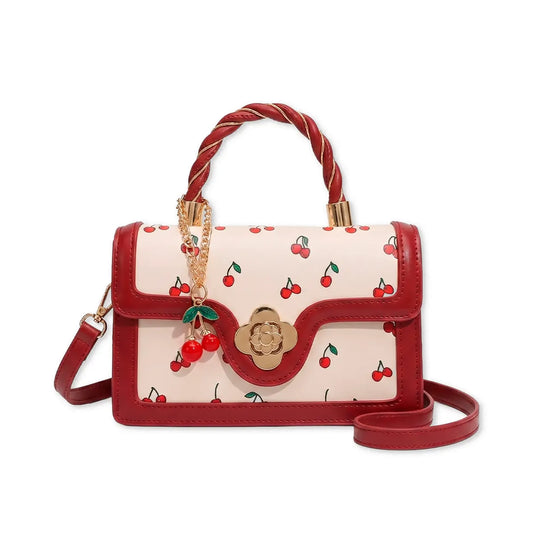 Cartera Valentina REF: 3867 Rojo/Blanco