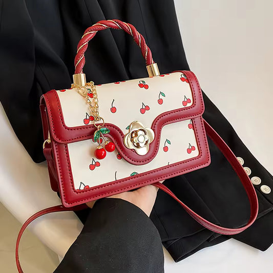 Cartera Valentina REF: 3867 Rojo/Blanco