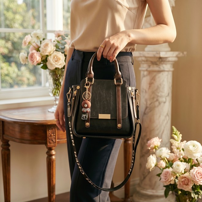Cartera Martina Negra REF. 588