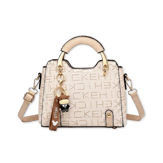 Cartera Abby Beige/Crema REF. 595