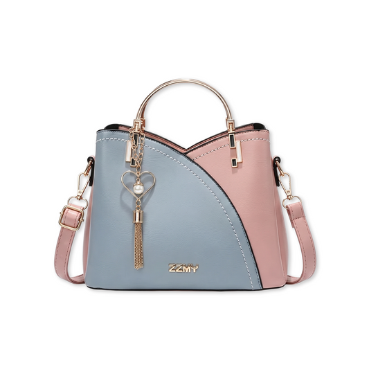 Cartera Chloe Celeste/Rosa REF. 625