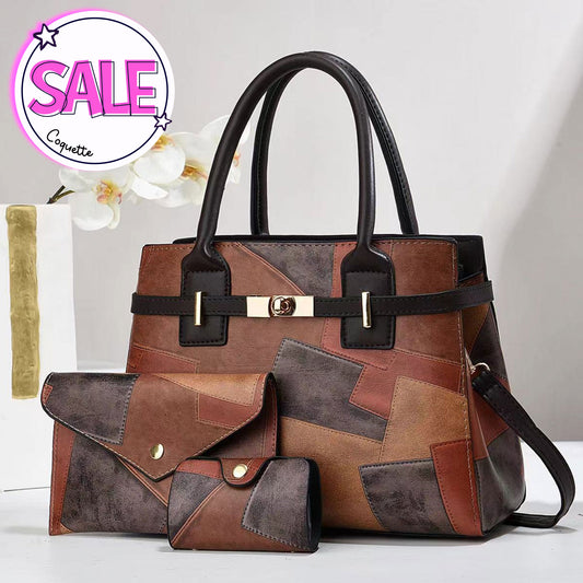 Set Brenda de 3 Piezas REF. 3851 Café