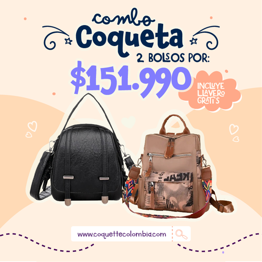 Combo Brillas 2 Bolsos REF. 3328