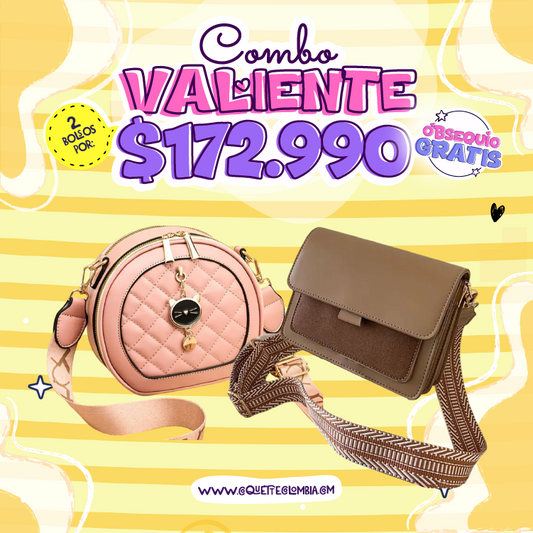 Combo Valiente 2 Bolsos REF. 3366