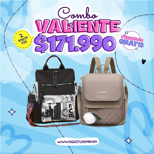 Combo Valiente 2 Bolsos REF. 3370