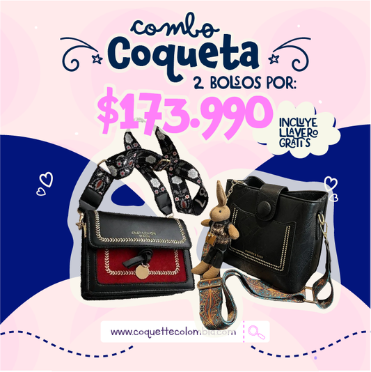 Combo coqueta 2 Bolsos REF. 3374