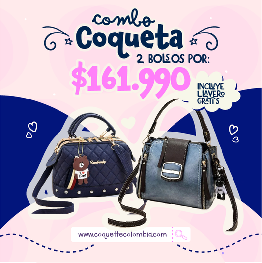 Combo Coqueta 2 Bolsos REF. 3387