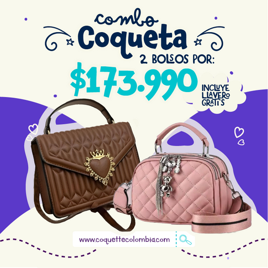 Combo Coqueta 2 Bolsos REF. 3415