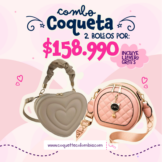 Combo Coqueta 2 Bolsos REF. 3418