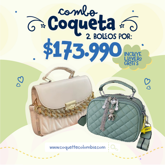 Combo Coqueta 2 Bolsos REF. 3420