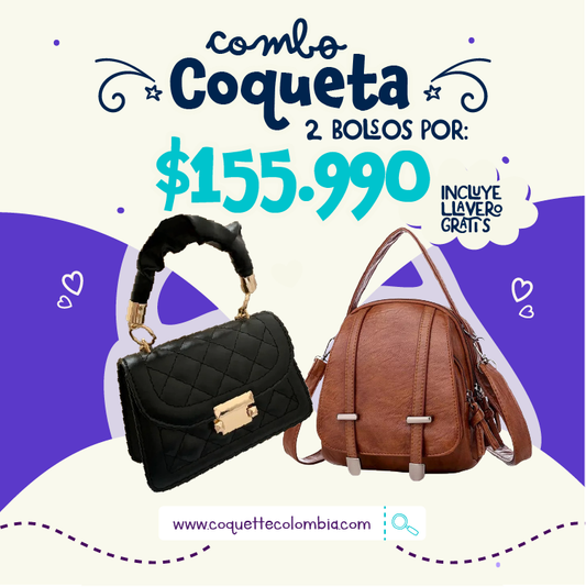 Combo Valiente 2 Bolsos REF. 3434
