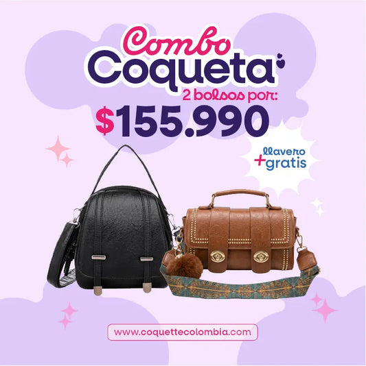 Combo Auténtica 2 Bolsos REF. 3437