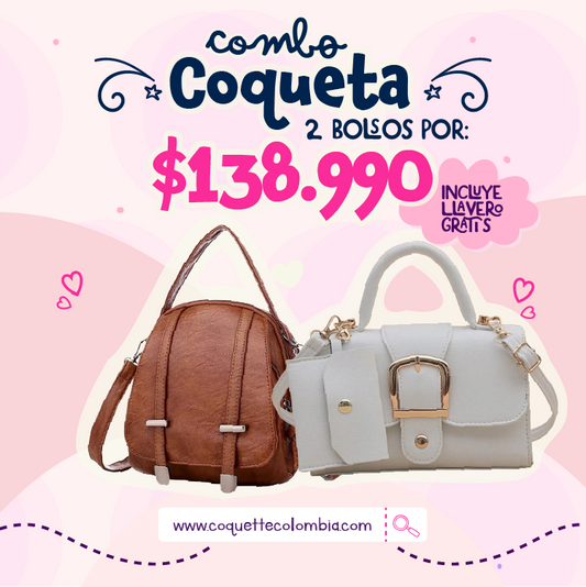 Combo Coqueta 2 Bolsos REF. 3439