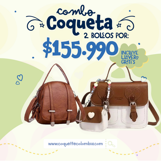 Combo Coqueta 2 Bolsos REF. 3446