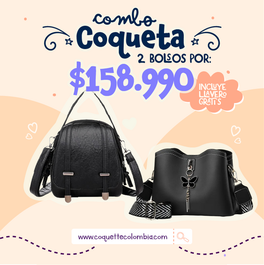 Combo Coqueta 2 Bolsos REF. 3447