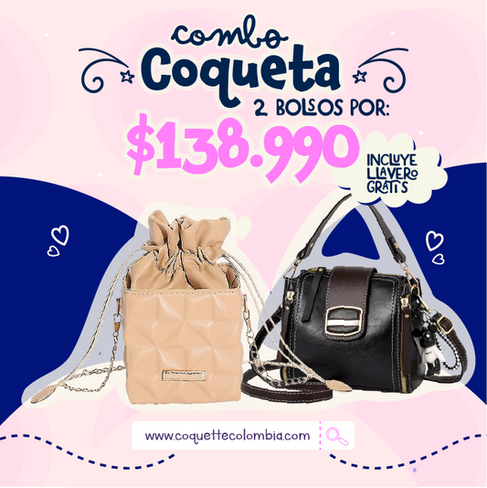 Combo Coqueta 2 Bolsos REF. 3450