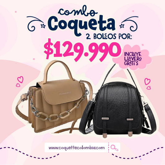 Combo Coqueta 2 Bolsos REF. 3451