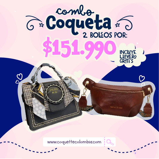 Combo Cqoqueta 2 Bolsos REF. 3458
