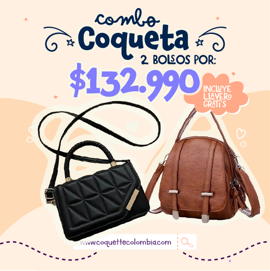 Combo Coqueta 2 Bolsos REF. 3461
