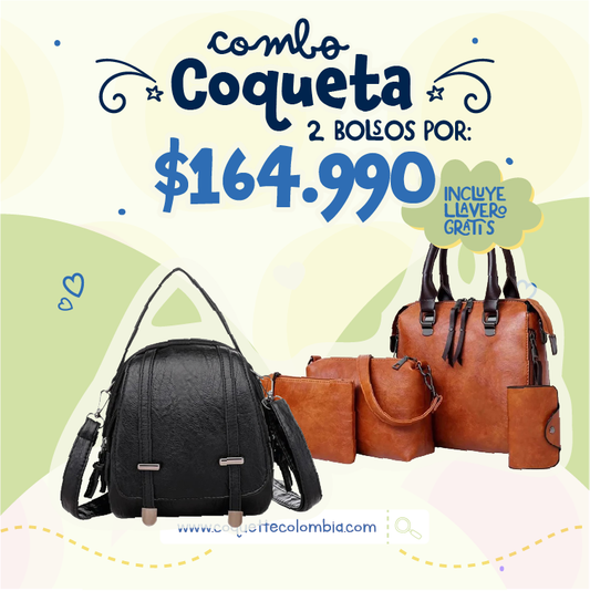 Combo Valiente 2 Bolsos REF. 3466