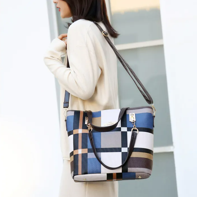 Set Ana de 6 Piezas Azul/Beige REF. 3635