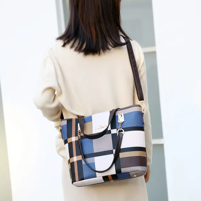 Set Ana de 6 Piezas Azul/Beige REF. 3635