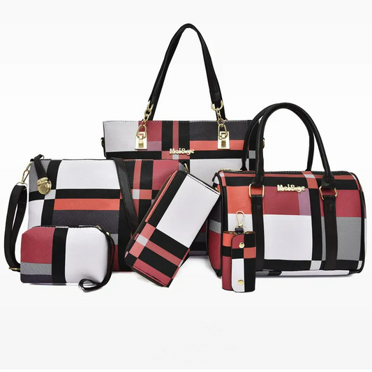 Set Ana de 6 Piezas Rojo/Negro REF. 3635