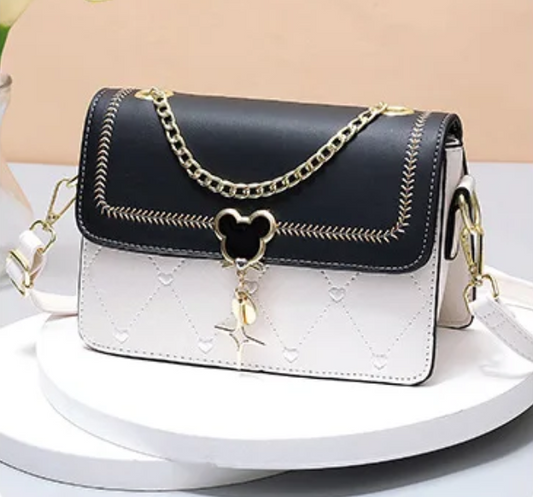 Cartera Vera REF. 3786 Negro/Blanco