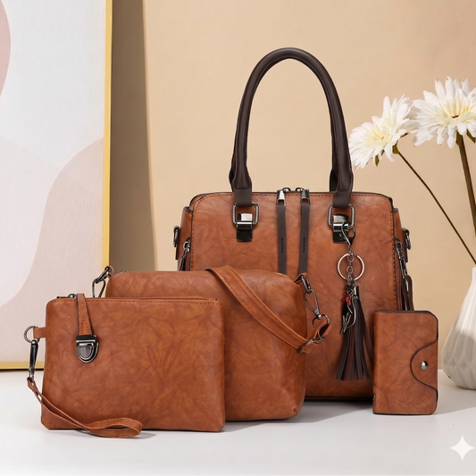 Set Venecia de 4 Piezas Miel REF. 592
