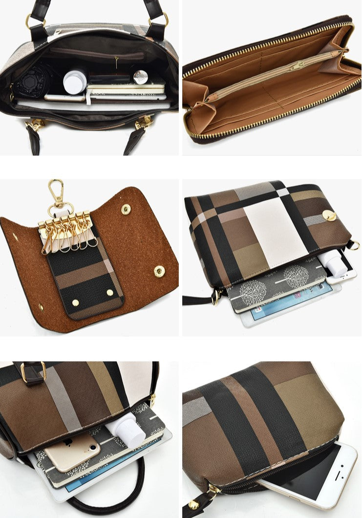 Set Ana de 6 Piezas Azul/Beige REF. 3635