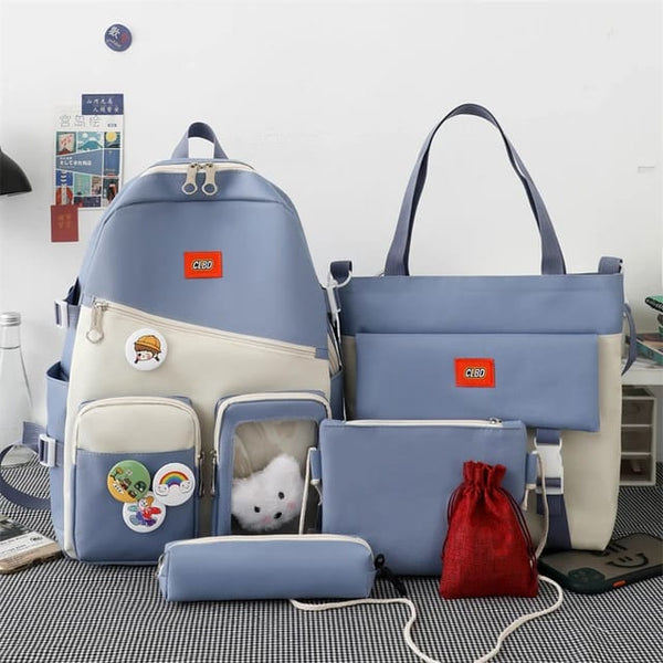 Set Rebecca de 5 Piezas Azul Ref. 3647