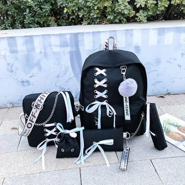 Set Michelle de 5 Piezas Negro Ref. 3657