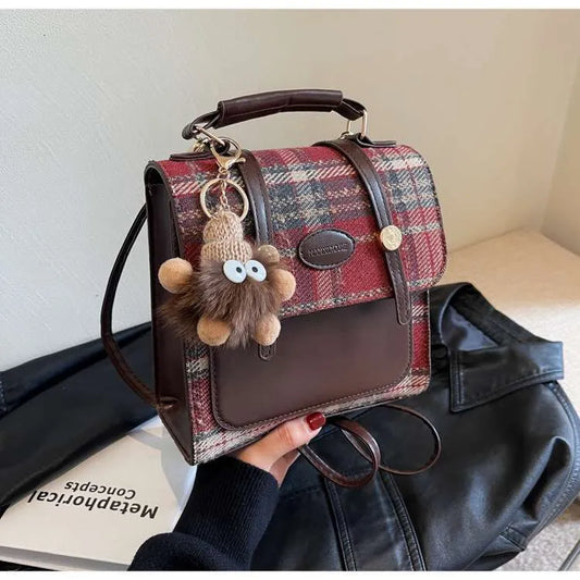 Morral Paloma Ref. 3841 Café/Rojo