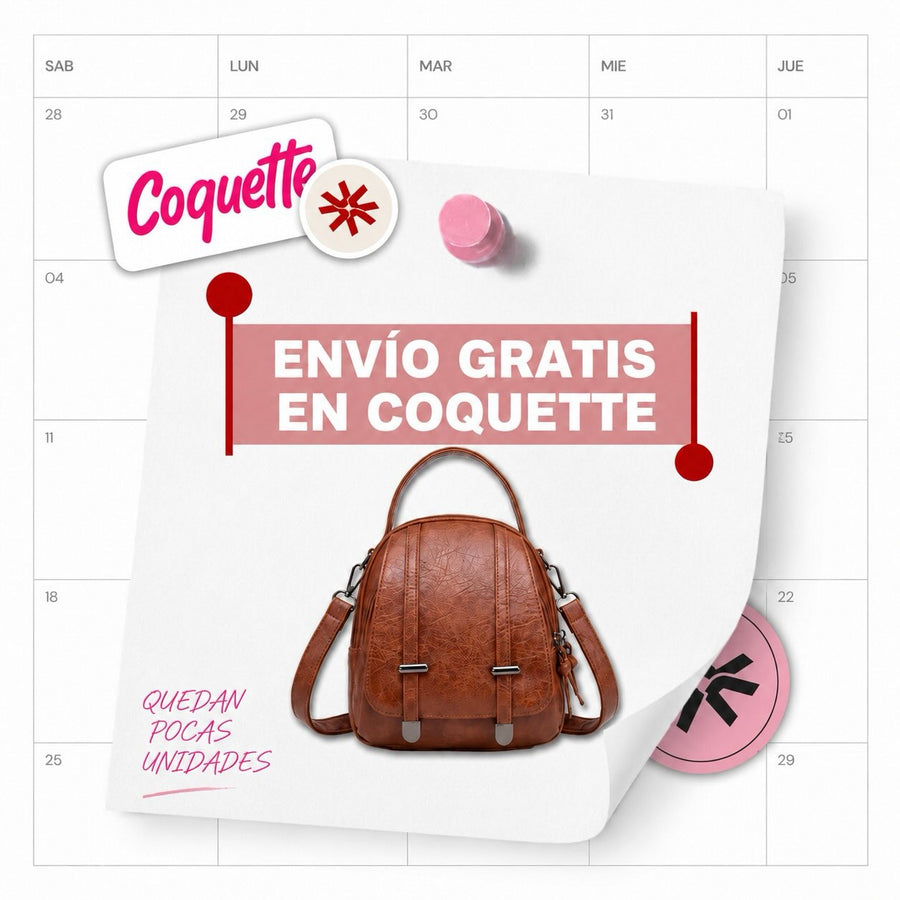 Morral café de Coquette con el anuncio Envío gratis en Coquette