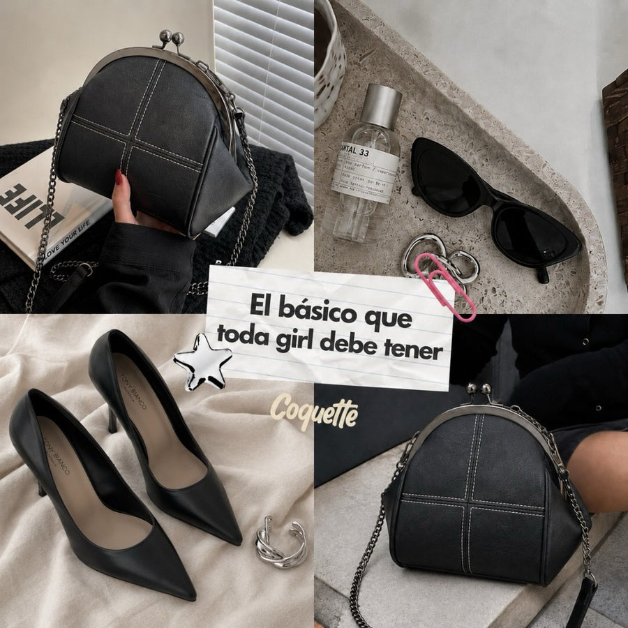 Bolso negro de Coquette: el básico que toda girl debe tener