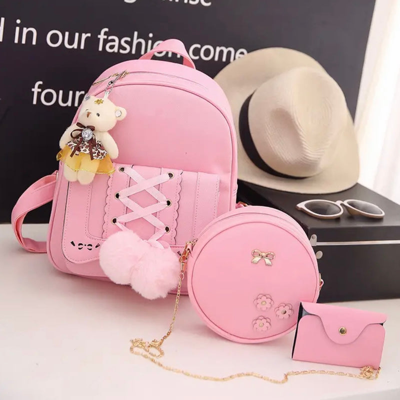 Set Ela de 3 Piezas Rosado REF. 611