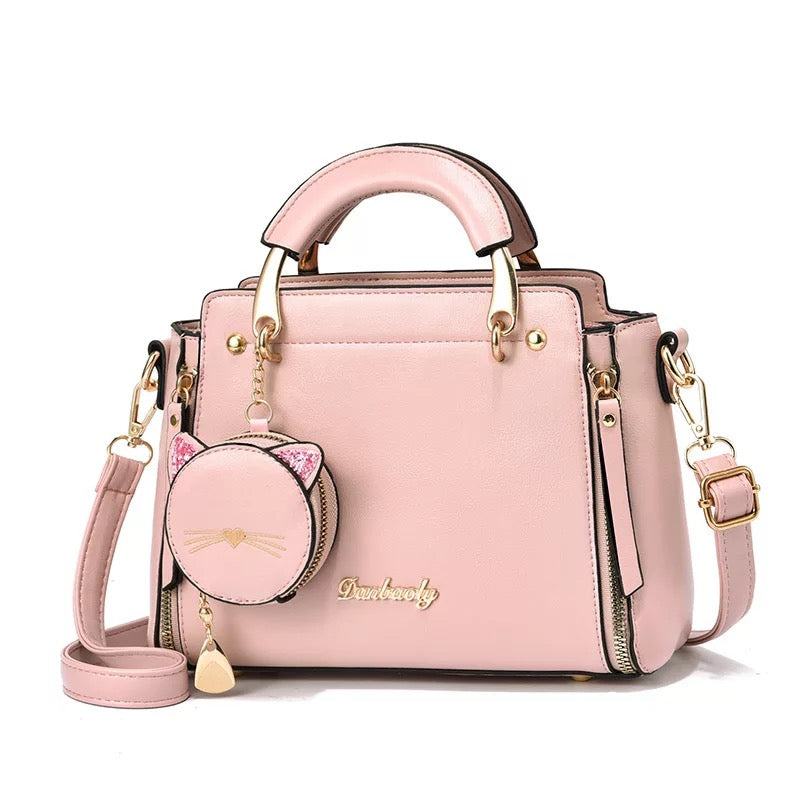 Cartera Miau Rosada REF. 585