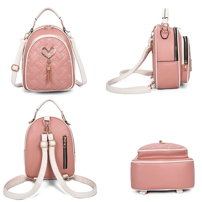 Morral Heart Rosa/Crema REF. 607