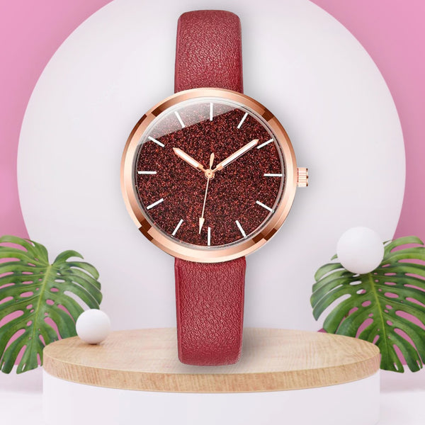 Reloj Luccy Vinotinto REF. 694