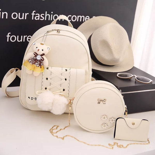 Set Ela de 3 Piezas Beige REF. 611