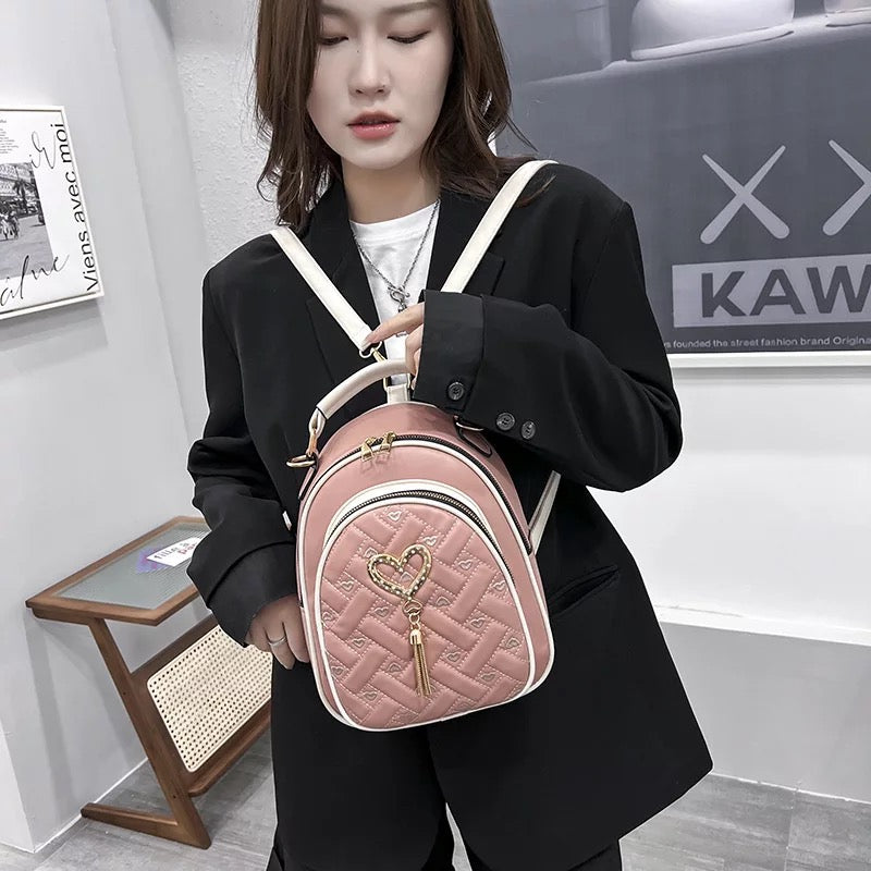 Morral Heart Rosa/Crema REF. 607