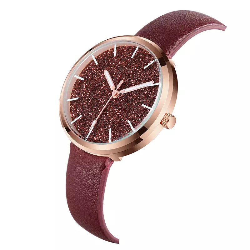Reloj Luccy Vinotinto REF. 694