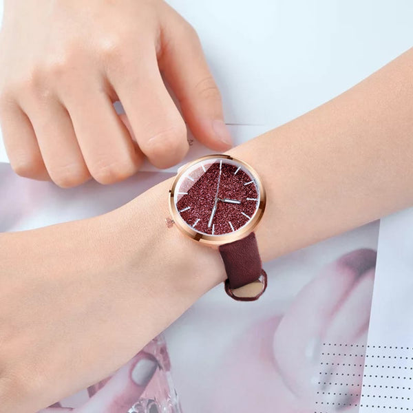 Reloj Luccy Vinotinto REF. 694